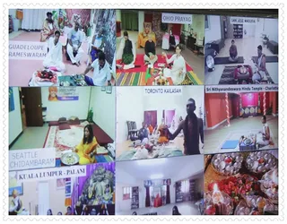 Padukapuja via 2-way video conferencing.