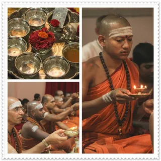 During padukapuja...