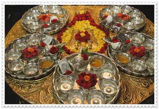 During padukapuja...