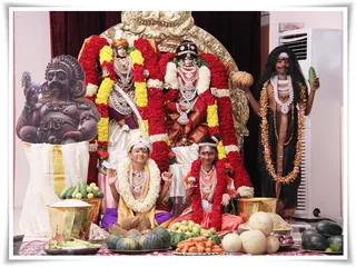 Gurukul Kids Enacting Leela : Meenakshi Sundareswara and Gundodara.
