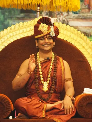 "If you have the right people around you, your whole life is Satsang"