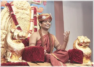 Completion has to be done with so much powerfulness – Sit like Kalabairava! Declare – “I am Kalabairava!”