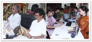 Inner Awakening Participants Registering for Tomorrows Inner Awakening Program