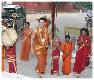 Swamiji Comming to temple early morning