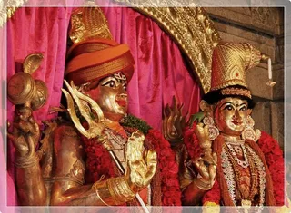 Nithyanandeswara and Nithyanandeswari in Different Angles