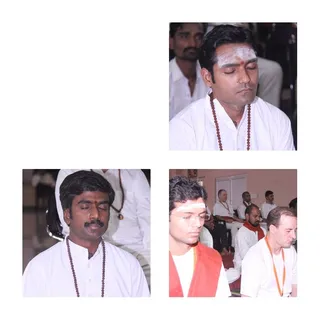 During Nirahara Samyama Meditation