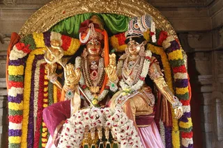 Sri Nithyanandeswara and Nithyanandeswari