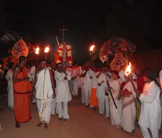 Lord Vishnu on Procession Early Morning 4.45 am (Vaikunda Ekadasi)
