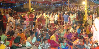 Crowd in Maha Rudra Yagna