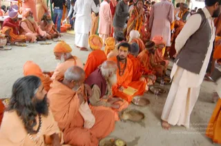 Annadhan during Allahabad Kumbhamela 2013