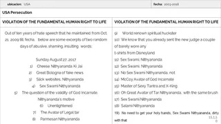 USA - Persecution