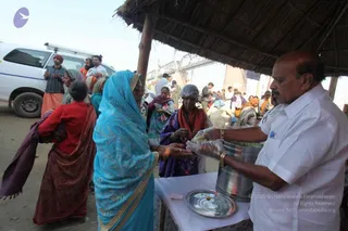 Annadhan during Allahabad Kumbhamela 2013