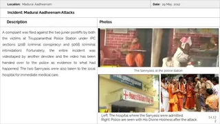 Madurai Aadheenam Persecution