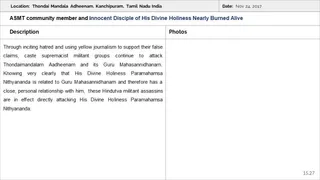 Thondai Mandala Aadheenam Persecution