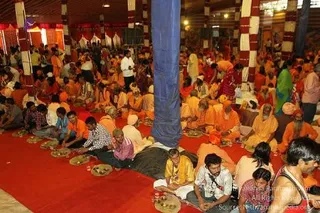 Annadhan during Nasik Kumbhamela 2015