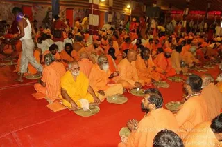 Annadhan during Nasik Kumbhamela 2015