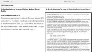 USA - Persecution