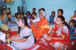 2005 - inauguration of a center in Kitchipalayam - Salem