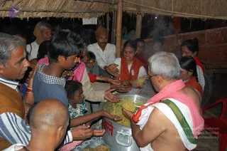 Annadhan during Allahabad Kumbhamela 2013