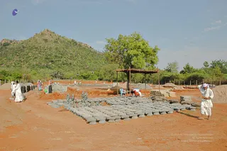 April 2008 - Making Of Kailaasa In Tiruvannamalai