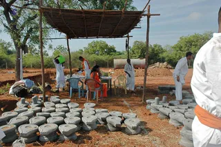 April 2008 - Making Of Kailaasa In Tiruvannamalai