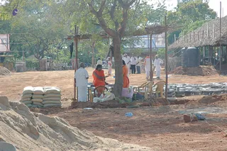 April 2008 - Making Of Kailaasa In Tiruvannamalai