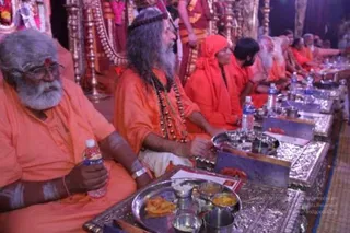 Annadhan during Nasik Kumbhamela 2015