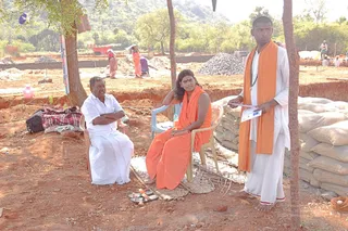 April 2008 - Making Of Kailaasa In Tiruvannamalai
