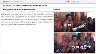 Madurai Aadheenam Persecution