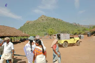 April 2008 - Making Of Kailaasa In Tiruvannamalai