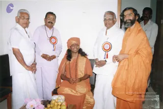 October 03 2004 - Addressing the Sengunthar Community gathering of South India