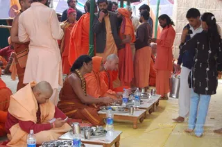 Annadhan during Allahabad Kumbhamela 2013