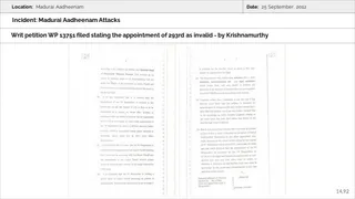 Madurai Aadheenam Persecution