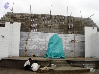 2005 - View-of-Ananda-Sabha-Construction