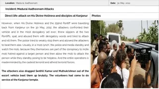 Madurai Aadheenam Persecution