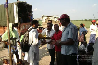 September 2006 - Sindhanur flood relief