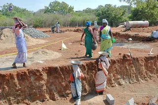 April 2008 - Making Of Kailaasa In Tiruvannamalai