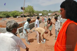 April 2008 - Making Of Kailaasa In Tiruvannamalai