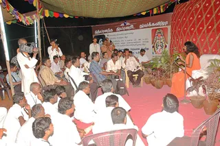 April 2008 - Making Of Kailaasa In Tiruvannamalai