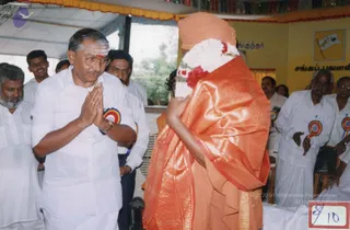 October 03 2004 - Addressing the Sengunthar Community gathering of South India