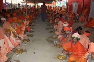 Annadhan during Allahabad Kumbhamela 2013