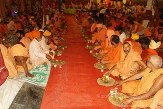 Annadhan during Nasik Kumbhamela 2015