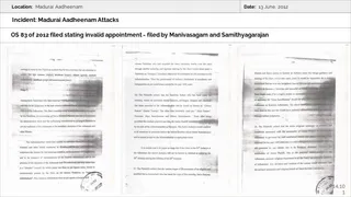 Madurai Aadheenam Persecution