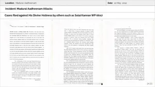 Madurai Aadheenam Persecution