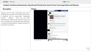 Malaysia Aadheenam Persecution