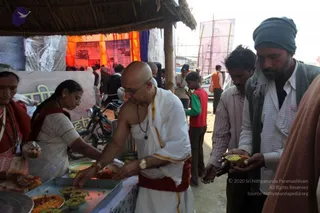 Annadhan during Allahabad Kumbhamela 2013