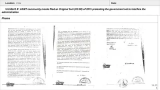 Ancient Monasteries Persecution