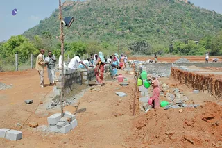April 2008 - Making Of Kailaasa In Tiruvannamalai