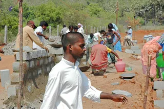 April 2008 - Making Of Kailaasa In Tiruvannamalai
