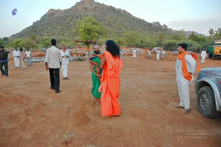 April 2008 - Making Of Kailaasa In Tiruvannamalai